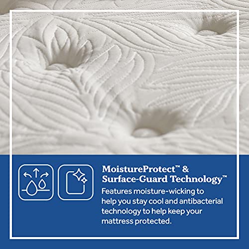 Sealy Posturepedic Spring Summer Rose Faux Eurotop Firm Feel Mattress, King #TOP6