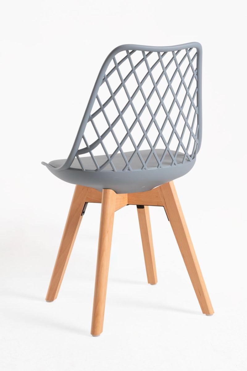 Regalos Miguel - Sillas Comedor - Silla Mima - Gris Claro