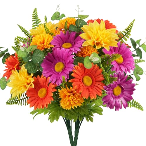 MHMJON artificial daisy bundles