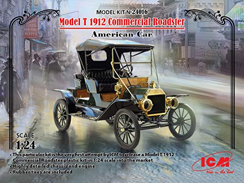 Modelo plástico vehículo T 1912 Roadster 1:24 miniatura 2