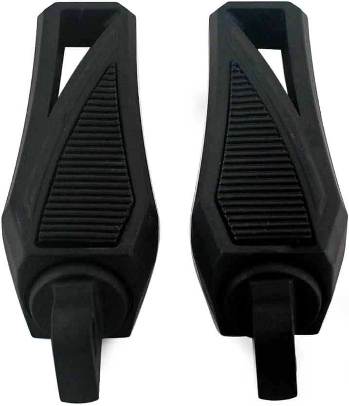 Boldness Motorcycle Foot Peg Foot Rests Compatible with All Harley Style Male Mount Footpeg (Matte Black)