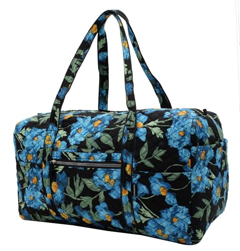 Fashionable Quilted Duffel bag (Lapis)2