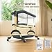 Ezebaby 3 in 1 Baby Bassinet Bedside Sleeper, Rocking Bassinet for Baby with Comfy Mattress & Breathable Full Mesh Sides, 7 Height Adjustable | Portable Crib for Newborns with Lockable Wheels