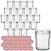 gouveo 24er Set Einmachgläser 200 ml Dekagon mit Schraubdeckel karo-rot - Zehneckige Gläser mit Twist-Off Verschluss - Kleine Vorratsgläser für Selbstgemachtes (EGD200KR) ml Glas günstig Kaufen-gouveo 24er Set Einmachgläser 200 ml Dekagon mit Schraubdeckel karo-rot - Zehneckige Gläser mit Twist-Off Verschluss - Kleine Vorratsgläser für Selbstgemachtes (EGD200KR)
