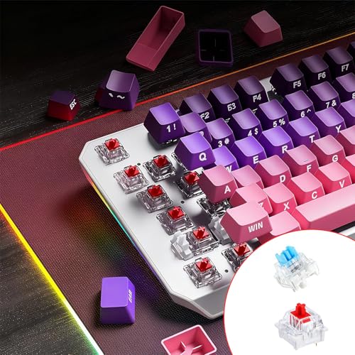 Image of 20 Pcs Mechanical Keyboard Switches, Blue Switch Mechanical Keyboard, Gaming Keyboard Switches, MX Mechanical Blue Switches, Universal Keyboard Switches for Custom Mechanical Keyboards