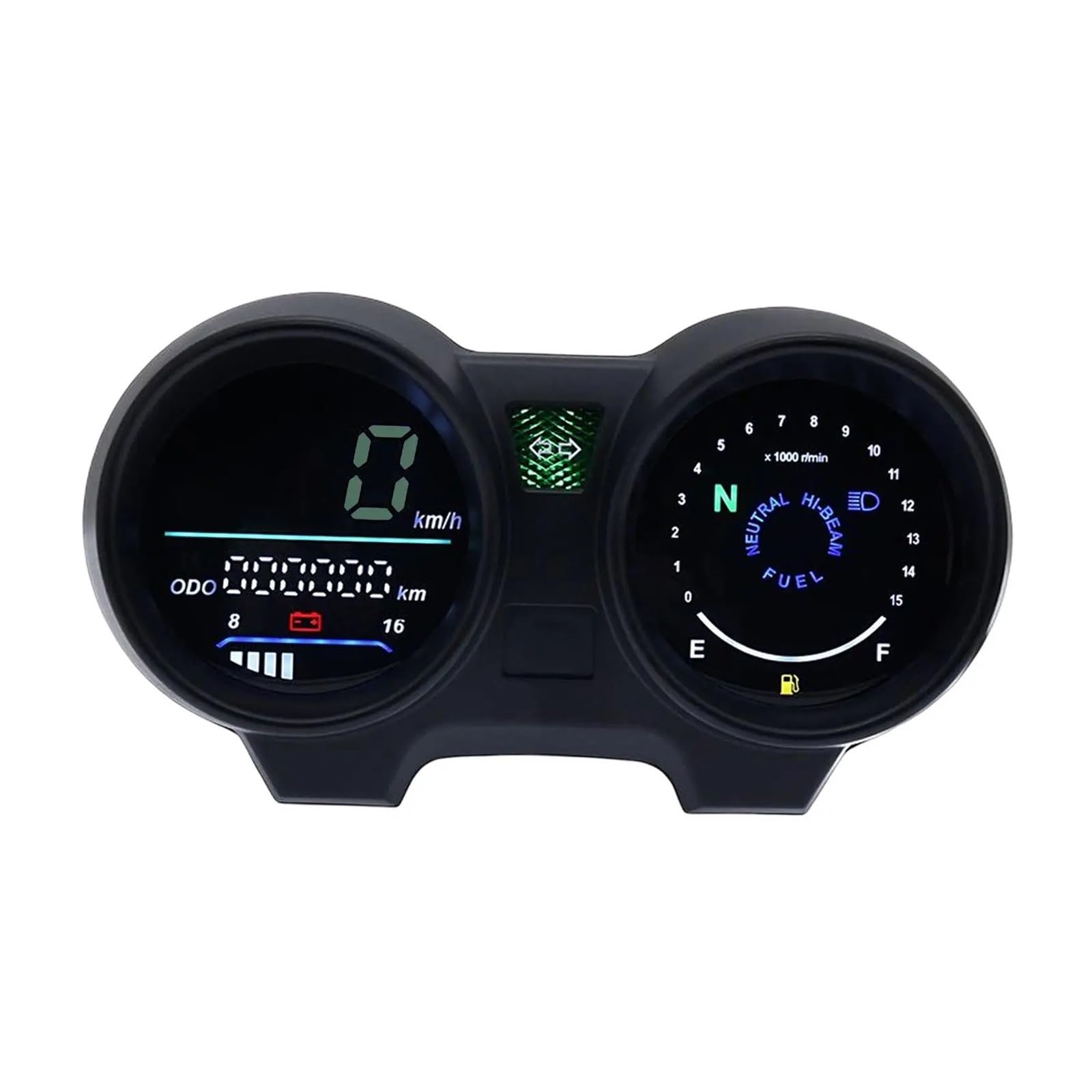 Contagiri contachilometri Contagiri Per Motocicletta Contachilometri Strumento LED Digitale Cruscotto Tachimetro Calibro Per TITAN150 CG150 Fan150 150