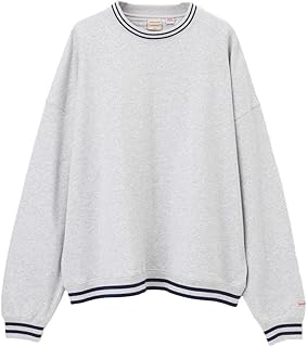 [グッドウェア] 裏毛トレーナー M L XL 5色展開 ビッグシルエット ゆったり カラバリ豊富 リブライン クルーネック プルオーバー スウェット トップス メンズ