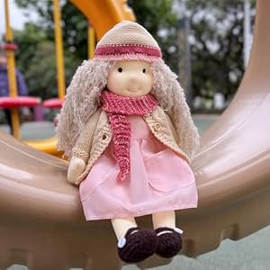 Waldorf doll handmade rag doll personalized collectors plush doll for kids birthday present with beautiful present box abigail 12  urban country home decor