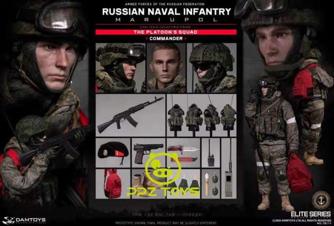 Amazon | [AC]DAMTOYS 1/6 ロシア連邦 海軍歩兵 指揮官 NO.78111可動