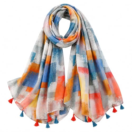 Image of FAIRYGATE Scarves & Shawls for Women Fashion Oversize Blanket Scarf with Fringes XXL Scarf