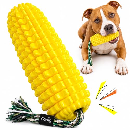 Carllg Dog Chew Toys for Aggressive Chewers, Indestructible Tough Durable Squeaky Interactive Dog...