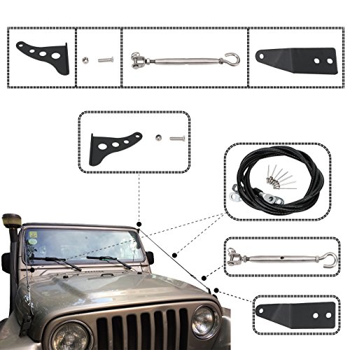 Wrangler TJ Parabrezza Corda di Protezione, Limb