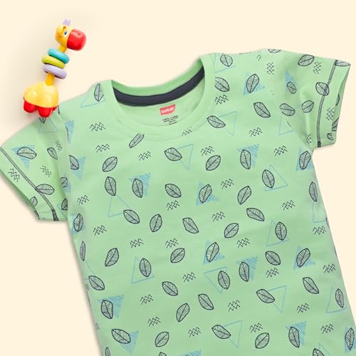Image of LuvLap Baby Boys Regular Fit 100% Cotton Half Sleeves Boys T-Shirts and & Shorts Set Pack of 3