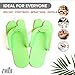 12 Pairs Eva Disposable Pedicure Slippers Anti-Slip Party Pack ZMOI Collection