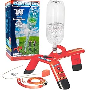 The Original AquaPod Water Bottle Rocket Launcher Kit- Launches Soda Bottles Up to 100 Ft in The Air- Unique Educational…