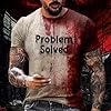 Problem Solved Shirt,Im Fine Bloody Shirt Casual Crew Neck Blood Splatter Pattern Tops Shirt - Fun Halloween Top Bloody Halloween Print T-Shirt Horror #2