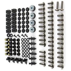 Drcioqazr GSX-R Motorrad Schrauben-Set Titanium