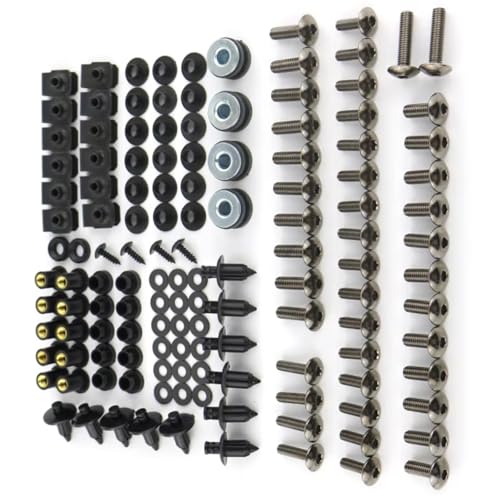 Drcioqazr GSX-R Motorrad Schrauben-Set Titanium