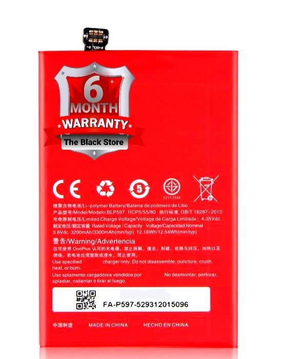 Image of Original BLP597 Replacement Part for OnePlus 2 Two A2003 A2005 A2001 (3300Ah) Wiith 6Months Warranty
