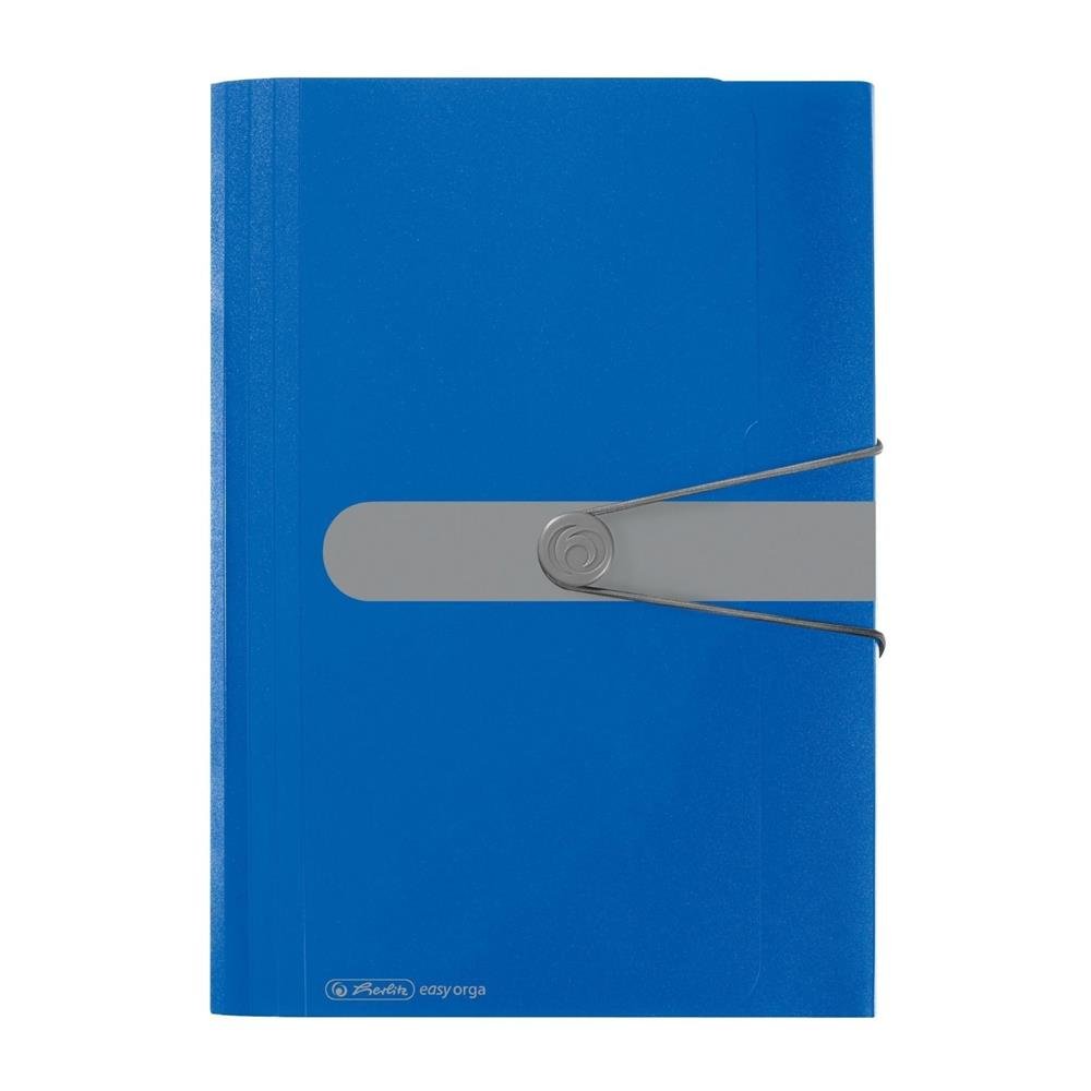 Herlitz Easy Orga To Go 12 Parts PP Expanding File - Blue