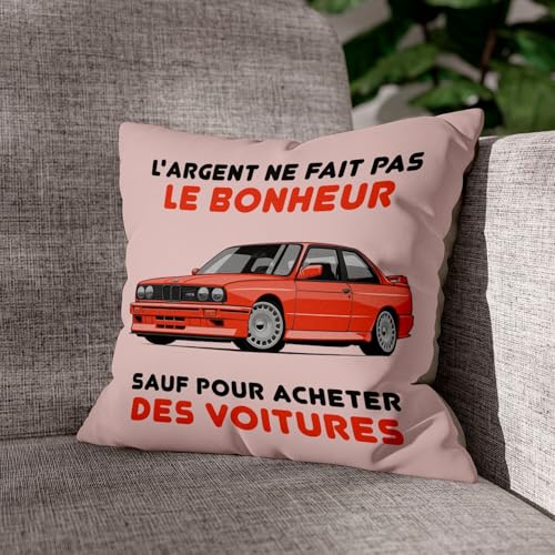 Coussin velours rose de qualité supérieure 40x40cm imprimé - 4