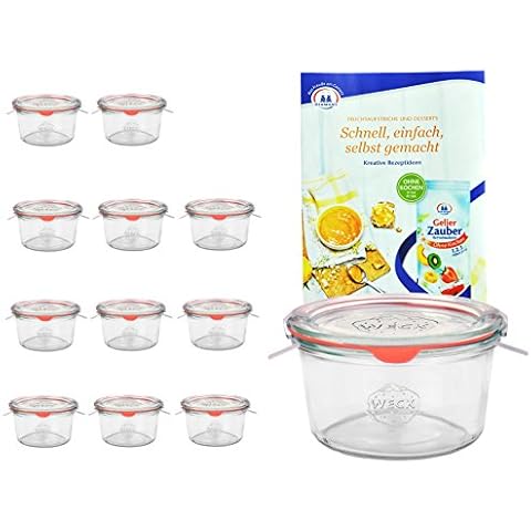 12er Set Original WECK Mini-Sturzglas 50 ml Cover