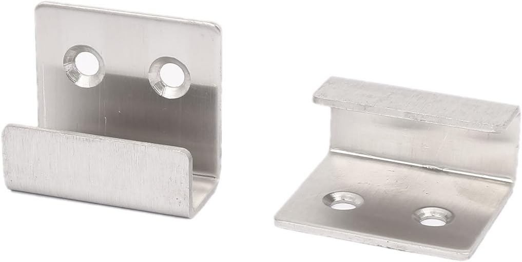 Ceramic Tile Shelf Brackets & Supports Display Stainless Steel Wall Hanger Fastener Silver Brackets Tone 15pcs