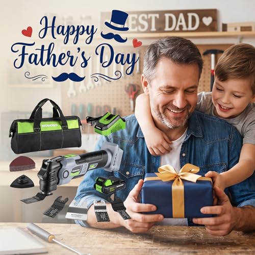 WORKPRO 20V Brushless Oscillating Tool