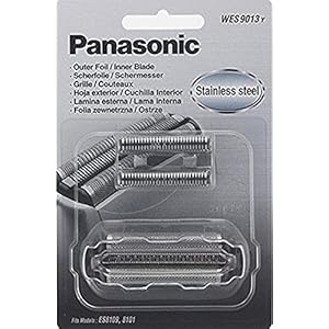 Panasonic WES9013Y1361 Ersatzklingen und Scherfolie für ES-LL41, ES-LL21, ES-GA21, ES-LT71, ES-LT31, ES-RT87, ES-RT67 & ES-RT47 Elektrorasierer, Kombipack, 3-Klingen-System, japanischer Edelstahl