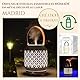 Zen’Arôme - Nomadischer Laternen-Diffusor für ätherische Öle Madrid (bis zu 40m²) für drinnen/draußen - Integrierter wiederaufladbarer Akku, 20h Betriebsdauer - Dimmbares RGB-Licht - Tragegriff