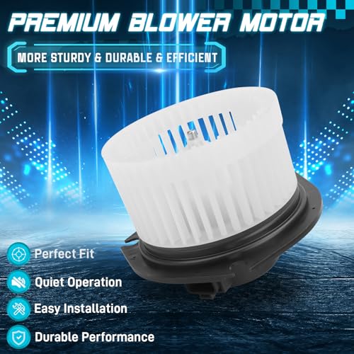 Image of IRONTEK 700110 HVAC Blower Motor Assembly for 2002-2005 for Cadillac Deville, 2003-04 Seville, 2002-03 for Oldsmobile Aurora, 2002-2005 for Buick Lesabre, 2002-05 for Pontiac Bonneville 89018521