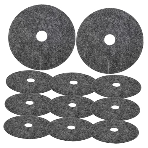 VALICLUD 庭園用 不織布防草シート 20個 耐久性に良い植木鉢敷き 芝生バリアとして雑草の成長抑制 庭や農場活用可能 水と空気の循環確保しながら長期使用可