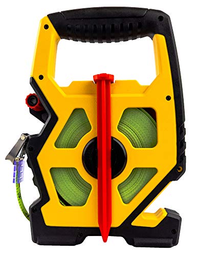 Komelon N9100 Open Reel Steel Tape Measure, 100-Feet, Yellow, 30.5 m - Image 2