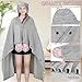 MSISILY Decke mit Ärmeln und Kapuze, Personalisierte Decke Tragbare Decke für Frauen, Kuscheldecke Flauschig Geschenke für Mädchen Kinder