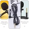 VICASKY Lavalier Wired Microphone, High Sound Quality with Omnidirectional Condenser Mic and Responsive Tpe Material, 3.5mm Plug for Phone, for Online Teaching Video Production and K #3
