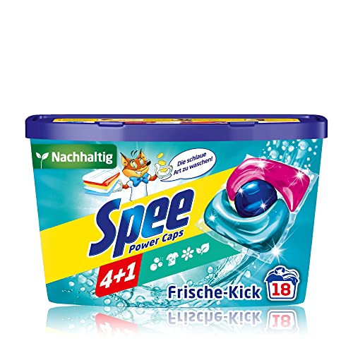 Spee Power Caps Frische-Kick 4 + 1 (18 Waschladungen), Kapsel,...