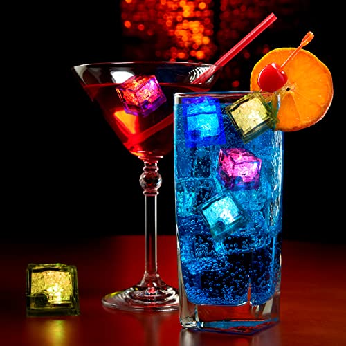 Cubos de Hielo Led Reutilizables Multicolor 200 pcs miniatura 6