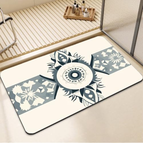 Tapis de bain antidérapant en caoutchouc Sun 50x80cm - 2