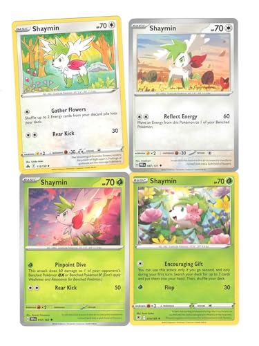 Shaymin - Pack de 4 cartas míticas Pokemon - Prismatic Evolutions Astral Radiance 087/131