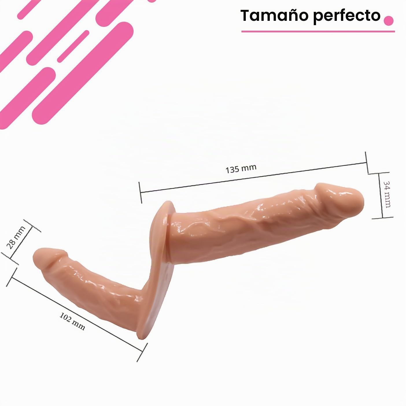 Doble dildo Sex toys Doble penetración Juguetes sensuales para pareja: Dildo anal Double xxl Pene gigante Didlo sexual Penes enormes Juguetes eróticos para sexo para parejas D42