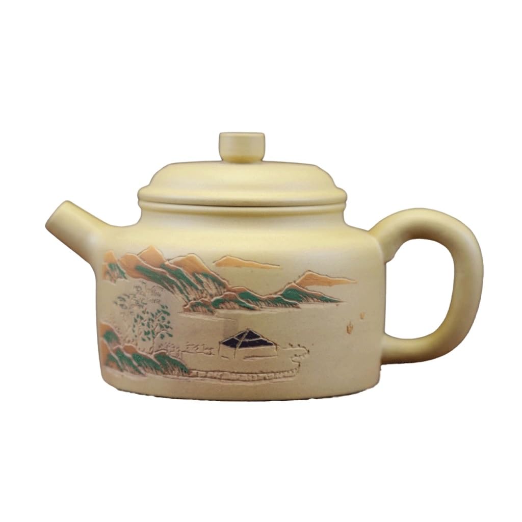 陶芸 ○栄○九谷 永楽 造 金彩 赤絵 花唐草文 煎茶碗 5客 湯冷 急須