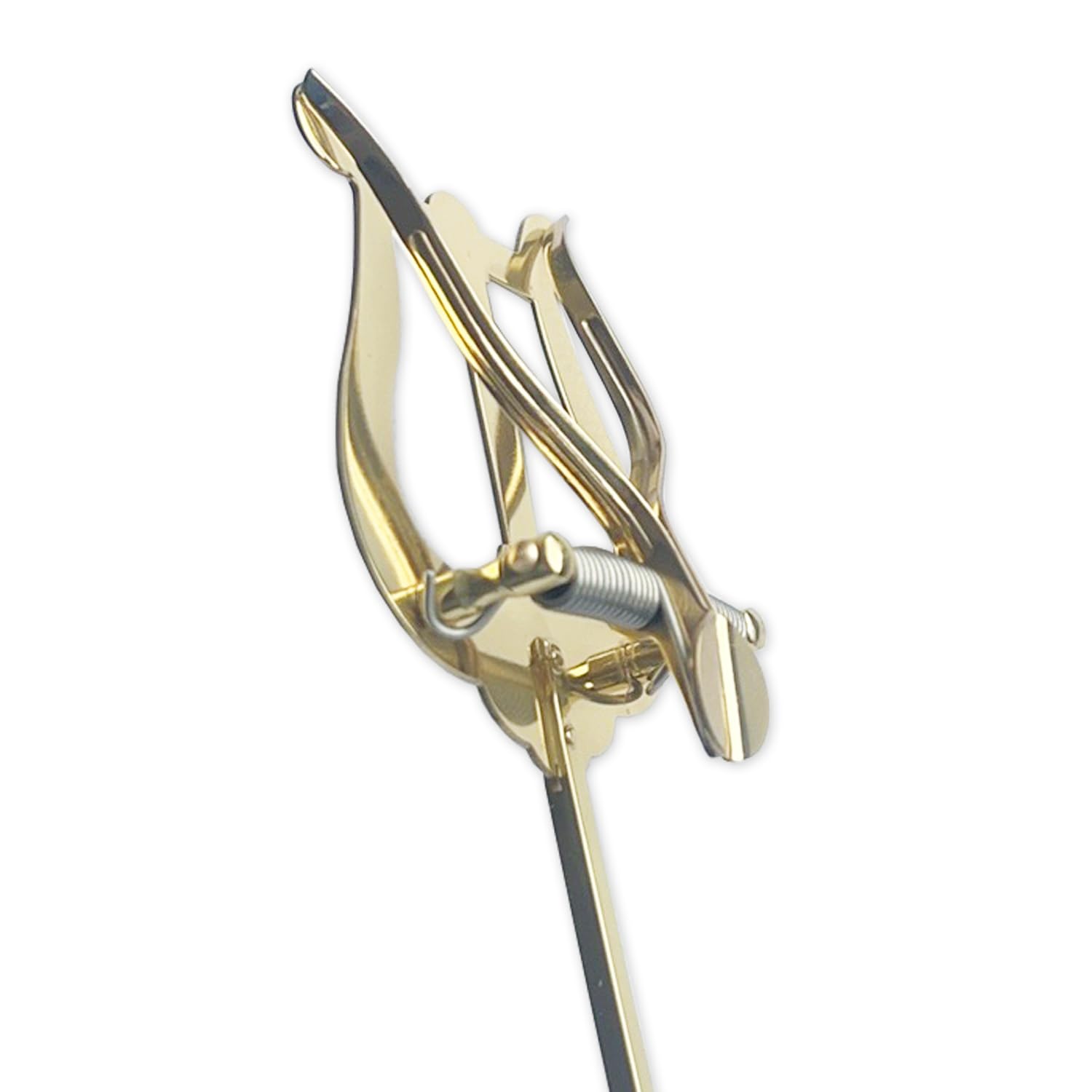 Lira para Instrumentos de Viento - para válvulas de pistones Instrumentos de viento metal (Trompetas Fliscornos Cornetas Barítono Bombardino Tuba) Lyre for Brass Instruments (Barnizado)
