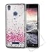 Produktbild JIENI Hülle für Gigaset GS270 Plus + Panzerglas Gehärtetes Glas Schutzfolie, Weich Flexibel Semi-Transparent Silikon Cover Case Rotes Herz TPU Schale Schutzhülle für Gigaset GS270 Plus (5.2")