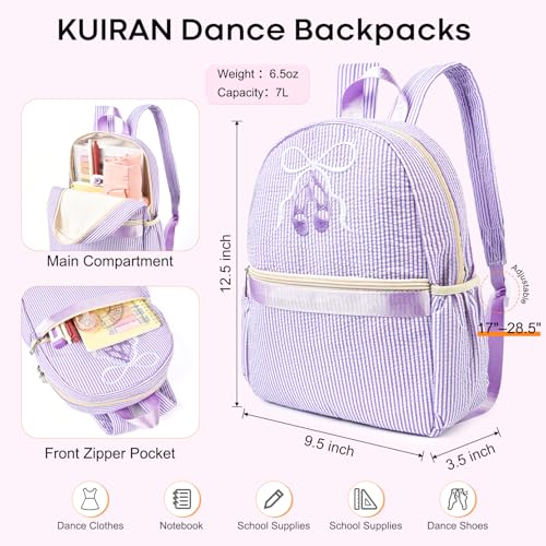 KUIRAN Cute Dance Backpack for Girls