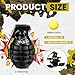 Sratte 2 Pcs Toy Hand Grenade for Cs Game with 20 Round Foam Ammo Model Tactical Fake Grenade for 14+ and Adults Outdoor Army Military Camo Party Favors Pretend Role Play Prop Game(Black)