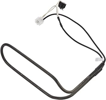 Whirlpool WP61006199 OEM SxS Refrigerator Defrost Heater Assembly, Black