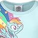 My Little Pony Big Girls Short Sleeve Dress Blue 10-12