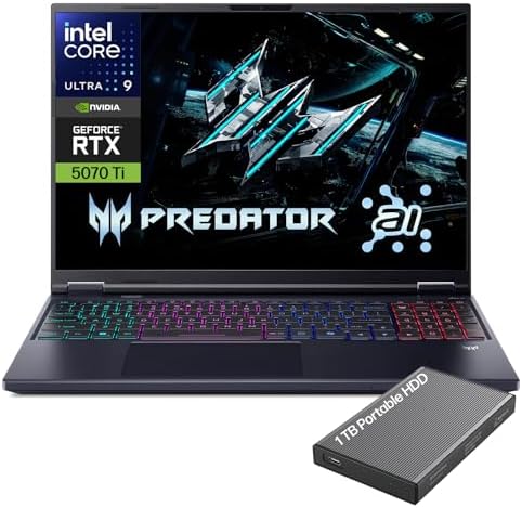 Acer Predator Helios Neo 16 AI Gaming Laptop, Intel Core Ultra 9 ...