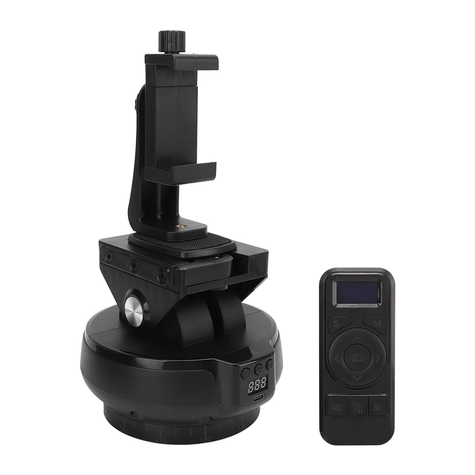 XUMIUZIY Testa Motorizzata Pan Tilt per Fotocamera e Telefono con