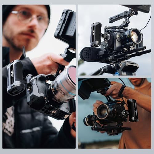 Image of SIRUI AM-SHN Camera Cage Side Handle, ARRI NATO Mount, Cold Shoe